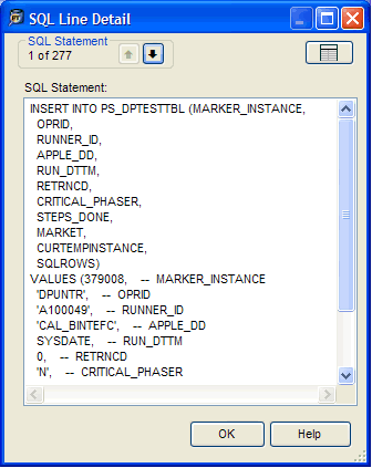 Insert Statement as SQL