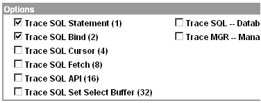 Trace Settings - Interactive